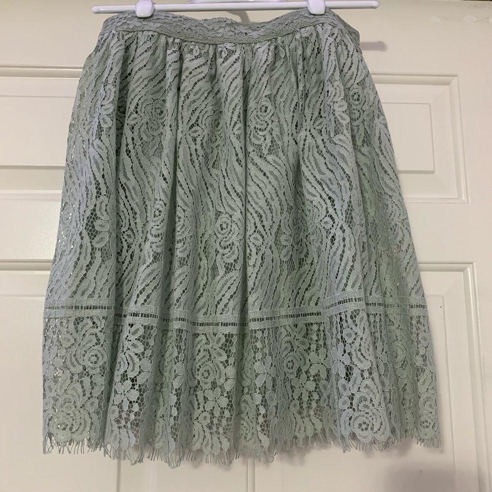 NWT xhilaration skirt mint green small